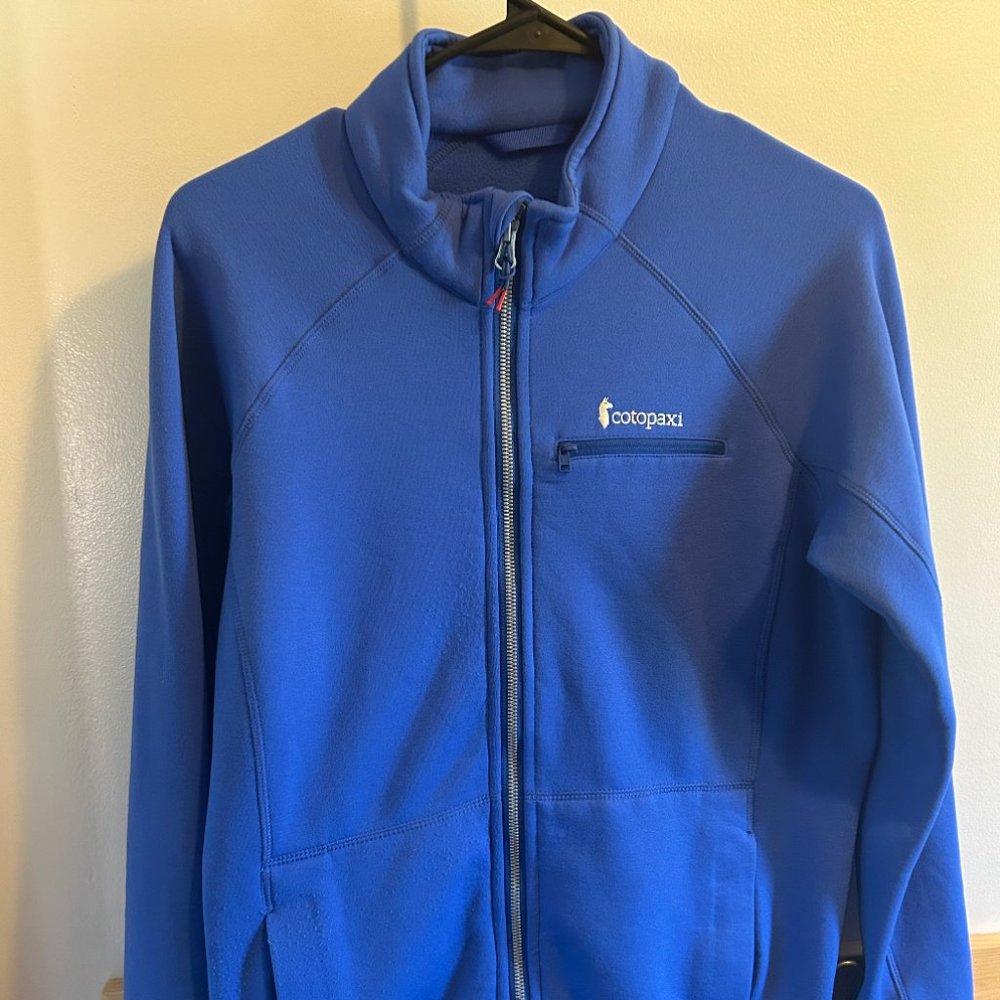 Women's XL Cotopaxi Sambaya Stretch Fleece Full Zip - Lightly Worn, Bright Blue